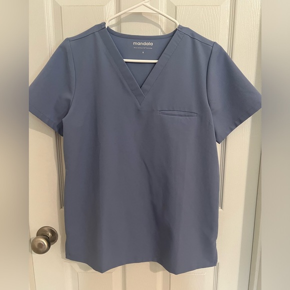 mandala Other - Light blue mandala scrub set